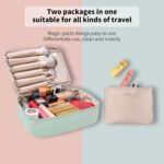 Travel Makeup Bag Cosmetic Bag Makeup Bag Toiletry bag for women and men (Green) - Image 4