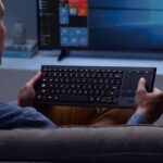 Logitech K830 Illuminated Living-Room Keyboard with Built-in Touchpad – Easy-access Media Keys and Shortcut Keys for Windows or Android - Image 3