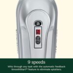 Cuisinart HM-90BCS Power Advantage Plus 9-Speed Handheld Mixer with Storage Case, Brushed Chrome - Image 4