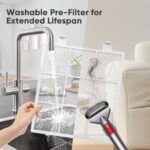 Air Purifiers for Home Large Room, H14 True HEPA Filter up to 3000 Sq Ft, Double-sided Air Inlet with PM 2.5 Display Air Quality Sensor, Remove 99.997% of Pet Hair Odor, 22dB Sleep Mode - Image 3