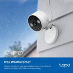 Tapo TP-Link 2K QHD Security Camera, Indoor/Outdoor, 𝟮𝟬𝟮𝟰 𝗣𝗖𝗠𝗮𝗴 𝗘𝗱𝗶𝘁𝗼𝗿'𝘀 𝗖𝗵𝗼𝗶𝗰𝗲, Color Night Vision, Free Person/Pet/Vehicle Detection, Invisible IR Mode, SD Storage, C120 - Image 6