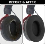 Cloud 2 Ear Pads Cooling Gel Ear Cushions Pads for Kingston HyperX Cloud II/Cloud III/Cloud Flight/CloudX/Cloud/Cloud Alpha/Cloud Core/Mix Headsets Earcups Parts (Black) - Image 7