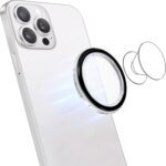Magnetic Base Compatible with Popsockets Phone Grip,Removable Base for Cell Phone MagSafe and Tablets Smartphone Cases, Upgrade Your Kickstand,Clear Black - Image 3