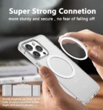 Magnetic Base Compatible with Popsockets Phone Grip,Removable Base for Cell Phone MagSafe and Tablets Smartphone Cases, Upgrade Your Kickstand,Clear Black - Image 4