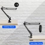 Geekria for Creators Microphone Arm Compatible with Blue Yeti, Yeti X, Yeti Pro, Snowball ICE, G Yeti GX, Mic Boom Arm with Table Flange Mount Adapter, Suspension Stand, Desk Mount Holder - Image 4