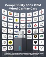 Wireless CarPlay Adapter for iPhone 2025 Upgrade,Ultra-Low Lag,Stable Connection,Mini Bluetooth Apple Car Play Adapter for iOS 10+ and Car from 2016+,USB A - Image 5