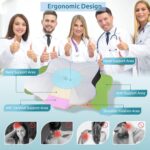 DONAMA Cervical Pillow for Neck and Shoulder,Contour Memory Foam Pillow,Ergonomic Neck Support Pillow for Side Back Stomach Sleepers with Pillowcase - Image 3
