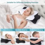 DONAMA Cervical Pillow for Neck and Shoulder,Contour Memory Foam Pillow,Ergonomic Neck Support Pillow for Side Back Stomach Sleepers with Pillowcase - Image 4