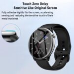 2 Pack Compatible for Amazfit GTR Mini 43mm Smartwatch Screen Protector, Flexible TPU Film [Not Glass], Easy Install, Bubble Free for GTR Mini 43mm Smartwatch Screen Protector - Image 5