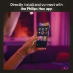 Philips Hue White and Color Ambiance Centris Smart LED Ceiling Light - Includes (1) Color Changing Light Fixture in White with 2 Individually Adjustable Spotlights - Works with Voice - Image 8