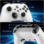 Need to Upgrade Wireless Controller for Xbox Series X/S/Xbox One/Xbox One S/One X Android/PC/Steam Gaming Controller with Dual Vibration/Macro/Turbo/3.5mm Audio Jack White - Image 4