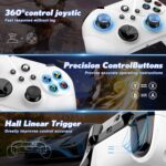 Need to Upgrade Wireless Controller for Xbox Series X/S/Xbox One/Xbox One S/One X Android/PC/Steam Gaming Controller with Dual Vibration/Macro/Turbo/3.5mm Audio Jack White - Image 5