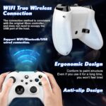 Need to Upgrade Wireless Controller for Xbox Series X/S/Xbox One/Xbox One S/One X Android/PC/Steam Gaming Controller with Dual Vibration/Macro/Turbo/3.5mm Audio Jack White - Image 6