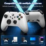 Need to Upgrade Wireless Controller for Xbox Series X/S/Xbox One/Xbox One S/One X Android/PC/Steam Gaming Controller with Dual Vibration/Macro/Turbo/3.5mm Audio Jack White - Image 8