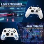 Need to Upgrade Wireless Controller for Xbox Series X/S/Xbox One/Xbox One S/One X Android/PC/Steam Gaming Controller with Dual Vibration/Macro/Turbo/3.5mm Audio Jack White - Image 9