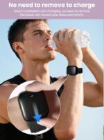 Silicone Loop Band for WHOOP 4.0 - Sports Wristband Compatible with Whoop 5.0 Straps - Soft-Touch, Waterproof and Sweatproof, Easy to Use and Adjustable, for Wrist Size 4.9 Inch~8.9 Inch - Image 3