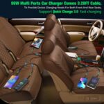 Multi Ports USB Car Charger, 96W 6 Port QC3.0 Fast Adapter Multiple Ports, with Four Quick Charge 3.0 Port, 12V-24V Multi Device Cigarette Lighter for Smart Phone & Tablets Charging - Image 4