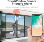 WiFi Door Window Sensor: Smart Contact Sensor with App Alerts, Door Open Detector Compatible with Alexa Google Assistant, Entry Detector Sensor for Home Security and Home Automation (4-Pack) - Image 3