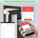 WiFi Door Window Sensor: Smart Contact Sensor with App Alerts, Door Open Detector Compatible with Alexa Google Assistant, Entry Detector Sensor for Home Security and Home Automation (4-Pack) - Image 5