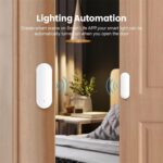 WiFi Door Window Sensor: Smart Contact Sensor with App Alerts, Door Open Detector Compatible with Alexa Google Assistant, Entry Detector Sensor for Home Security and Home Automation (4-Pack) - Image 6