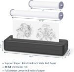 HPRT Wireless Portable Printer - Bluetooth Thermal Printer for Travel, Mobile Office, School, Home Compatible with iOS Android - Image 4