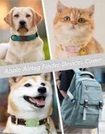 4 Pack AirTag Dog Collar Holder,Waterproof Silicone Protective Cover for Apple Air Tag Tracker GPS Accessory, Anti-Scratch Resistant Pet Dog Cat Collar Holder Hidden Location Tracking - Image 4
