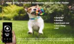 4 Pack AirTag Dog Collar Holder,Waterproof Silicone Protective Cover for Apple Air Tag Tracker GPS Accessory, Anti-Scratch Resistant Pet Dog Cat Collar Holder Hidden Location Tracking - Image 5