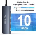USB C Video Output Hub, 3 USB-C & 2 USB-A 3.2 10Gbps Ports, 4K@60Hz HDMI, 100W PD, SD/TF, USBC Splitter Dual Monitor Adapter for MacBook Pro/Air, iMac, iPad Pro, XPS, Surface, Galaxy S22, Samsung DEX - Image 4