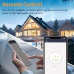 Smart Switch, WiFi Smart Light Switch Compatible with Amazon Alexa and Google Home, Neutral Wire Needed, with Remote Control, Timing Schedule, No hub Required MK36 (1Pack) - Image 5
