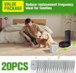 20 pack Replacement Vacuum Bags Compatible with irobot Roomba i3, i3+,i7, i7+, j7, j7+,i7plus, i4, i4+,i6, i6+, i8, i8+,s9, s9+, s9plus,I & S & J Series Automatic Dirt Disposal Bag…… - Image 6