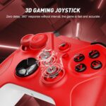 Need to Upgrade Wireless for Xbox Controller, Gaming Controller for Xbox One S/X/Xbox Series X/S/iOS/Android/PC/Steam, with Multi Touch Pad/Turbo/Dual Vibration/3.5mm Audio Jack Red - Image 4