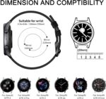 AK Leather Band for Amazfit GTR 4/ GTR 3 Pro, 22mm Quick-Release Adjustable Strap with Metal Buckle for Women Men, Soft Replacement Wristband for Amazfit GTR Smartwatches - Image 5