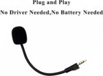 Replacement Game Mic for Steelseries Arctis 1 Headphones Detachable Microphone Boom for Gaming Headsets PS4 Pro PS5 Xbox One X Computer PC Mac 3.5mm Jack Noise Cancelling - Image 4