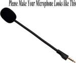 Replacement Game Mic for Steelseries Arctis 1 Headphones Detachable Microphone Boom for Gaming Headsets PS4 Pro PS5 Xbox One X Computer PC Mac 3.5mm Jack Noise Cancelling - Image 5