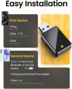 Wireless CarPlay Adapter One Click Multi Device Switching Seamless Connection, Convert Wired to Wireless carplay, Compatible with iOS 10+, Android 11+, 2018 and Later Models - Image 4
