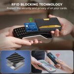 Slim Wallet for Men - Minimalist Mens Wallet with Money Clip, Aluminum Pop Up Card Case and Leather Slots Credit Card Holder RFID Blocking Wallet for Men with Gift Box - Image 5