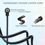 Magnetic Smart Ring Charger Cables - 2 Packs Universal Replacement Charger- 4 mm Suitable for Colmi, for R02 R09 R18 & More Devices with 1 Pin Port NOT for Oura Rings, NOT for Samsung Ring - Image 5