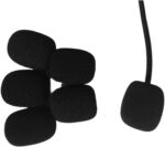 Cloud II Mic Foam Replacement for HyperX Cloud II/Mix/Alpha/Alpha Alpha-S/Cloud Chat Headset Microphone Pop Filter Cover (5 PCS) - Image 3