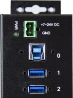 StarTech.com 10-Port USB 3.0 Hub - 5Gbps - Metal Industrial USB-A Hub with ESD & Surge Protection - Din Rail, Wall or Desk Mountable - TAA Compliant USB Expander Hub (ST1030USBM) - Image 3