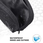 emissary Nylon Men's Toiletry Bag - Large Waterproof Shower Bag - Travel Toiletries Bag - Dopp Kitt for Men - Toiletry Bag for Men and Women - Shaving Bag for Men Travel (Black Water-Resistant) - Image 3