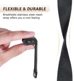 HHS Quick Release 20mm/22mm Metal Watch Band Magnetic Strap Compatible with Amazfit Bip 3 Pro/Bip U Pro/GTS, Garmin Vivoactive 3/Vivoactive 5/Venu Sq 2, Galaxy Watch Active 2, Smart Watch - Image 4