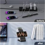 Magnetic Wireless Charger Stand, 3 in 1 Foldable Wireless Charging Station, Travel Charger for Multiple Devices for iPhone 16 15 14 13 12 Series, Apple Watch Ultra/9/8/7/6/5/4/3/2, AirPods - Image 7