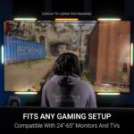 Audio Radar with Surround Vision Technology™, LED Sound Detection for PC/Xbox/PS5, FPS & Deaf Gamers, Works With Most Video Games, Fits 24-65” Gaming Monitor, TV, Works With Or w/o Gaming Headset - Image 8