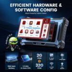 ANCEL DS200 All Systems OBD2 Scanner for ABS, SRS, Transmission Diagnostic, 15+ Reset Services, ABS Bleeding, SAS Reset, Gearbox Relearn, Full OBD2 Functions, AutoVIN, Free Lifetime WiFi Updates - Image 8