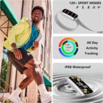 Health Fitness Tracker, Smart Watch with 24/7 Heart Rate and Blood Pressure Monitor, Activity Tracker with Blood Oxygen, 120 Sport Mode Waterproof Sleep Tracker for Women Men - Image 5
