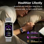 Health Fitness Tracker, Smart Watch with 24/7 Heart Rate and Blood Pressure Monitor, Activity Tracker with Blood Oxygen, 120 Sport Mode Waterproof Sleep Tracker for Women Men - Image 6