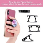 Frienda 6 Pieces Cell Phone Grip Holder Stand Expanding Inspirational Quote Cases Grip Holder Collapsible Finger Kickstand Compatible with Most Tablets Self Adhesive for Smartphone - Image 3