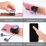 Frienda 6 Pieces Cell Phone Grip Holder Stand Expanding Inspirational Quote Cases Grip Holder Collapsible Finger Kickstand Compatible with Most Tablets Self Adhesive for Smartphone - Image 4