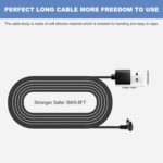 Microphone Cable Compatible with Blue Yeti and Snowball iCE Recording Mic USB Replacement Power Cord Wire - 9.8FT - Image 6