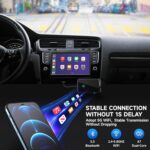 Wireless CarPlay Adapter for Apple - Stable Fast Connection for Convert Factory Wired to Wireless CarPlay Dongle Cars for iPhone - No Latency from iOS 10+ to Screen w/USB C (Cosmic Gray) - Image 4